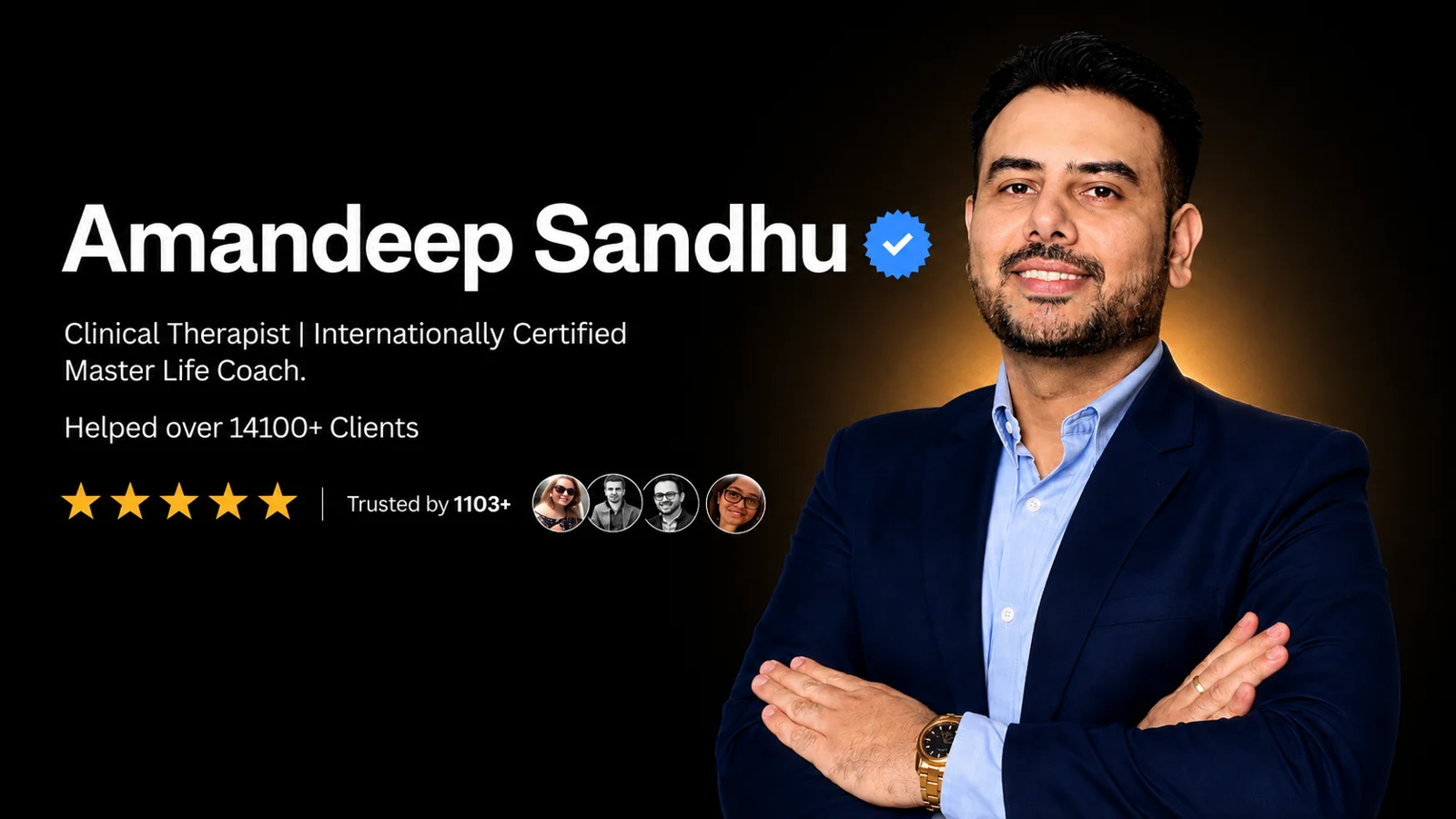 Amandeep Sandhu — Clinical Therapist, Internationally Certified Master Life Coach